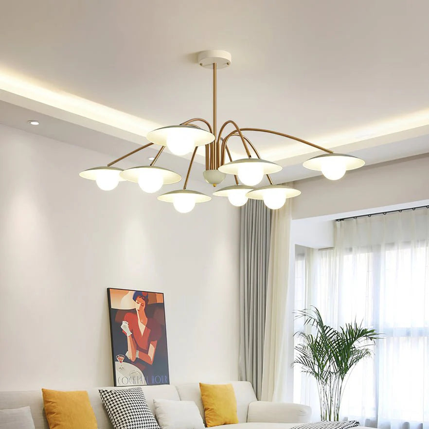 Lampadario a forma di fungo