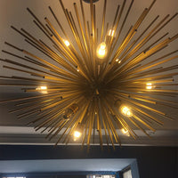 Medieval Metal Dandelion Chandelier