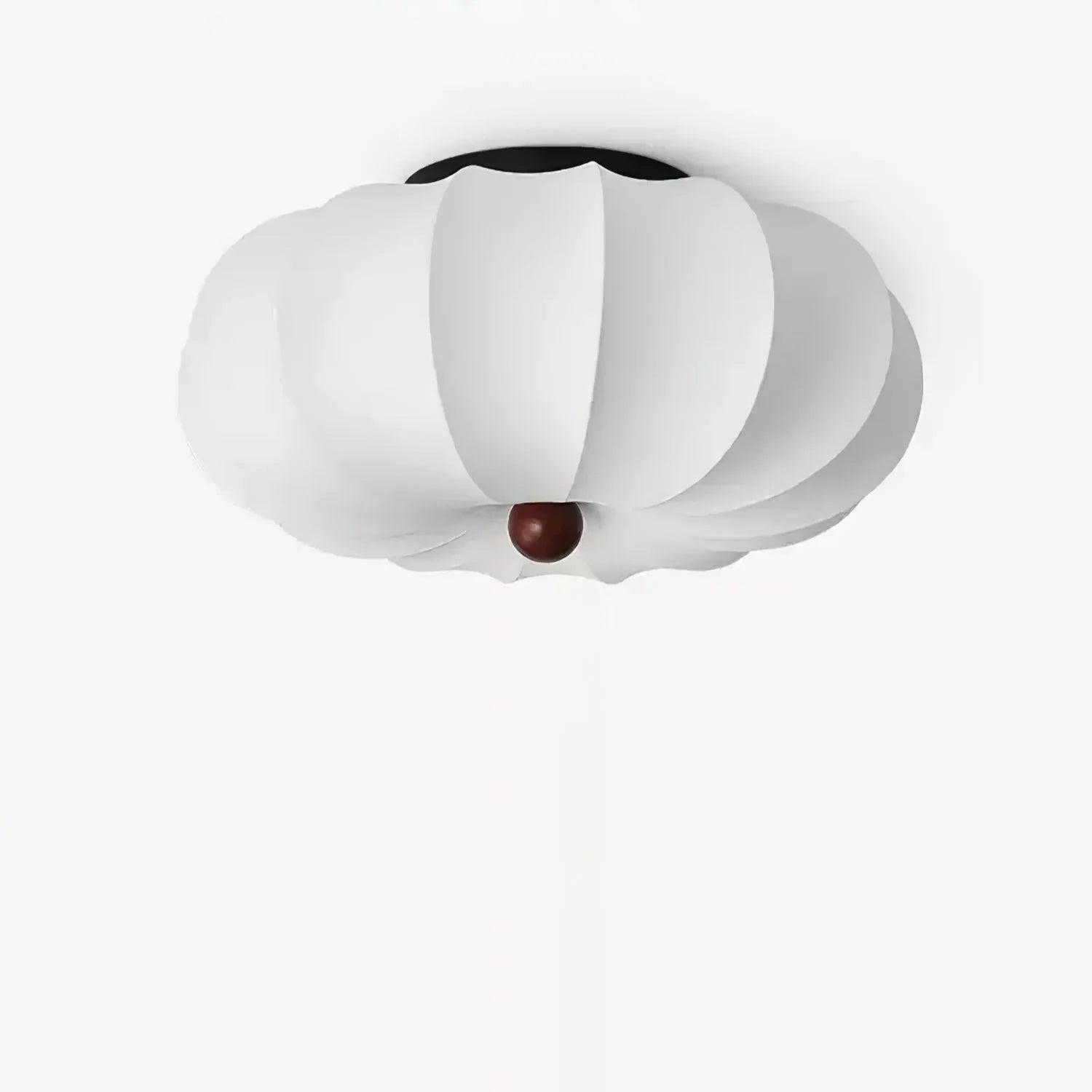 Trendy Round Silk Ceiling Light