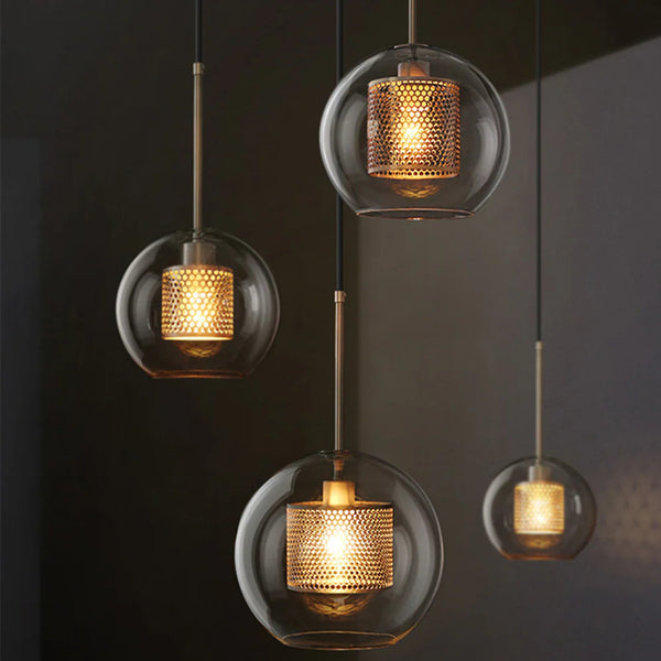 Contemporary Chiswick Glass Pendant Light