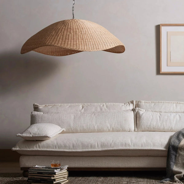 Handmade Minimal Rattan Pendant Light