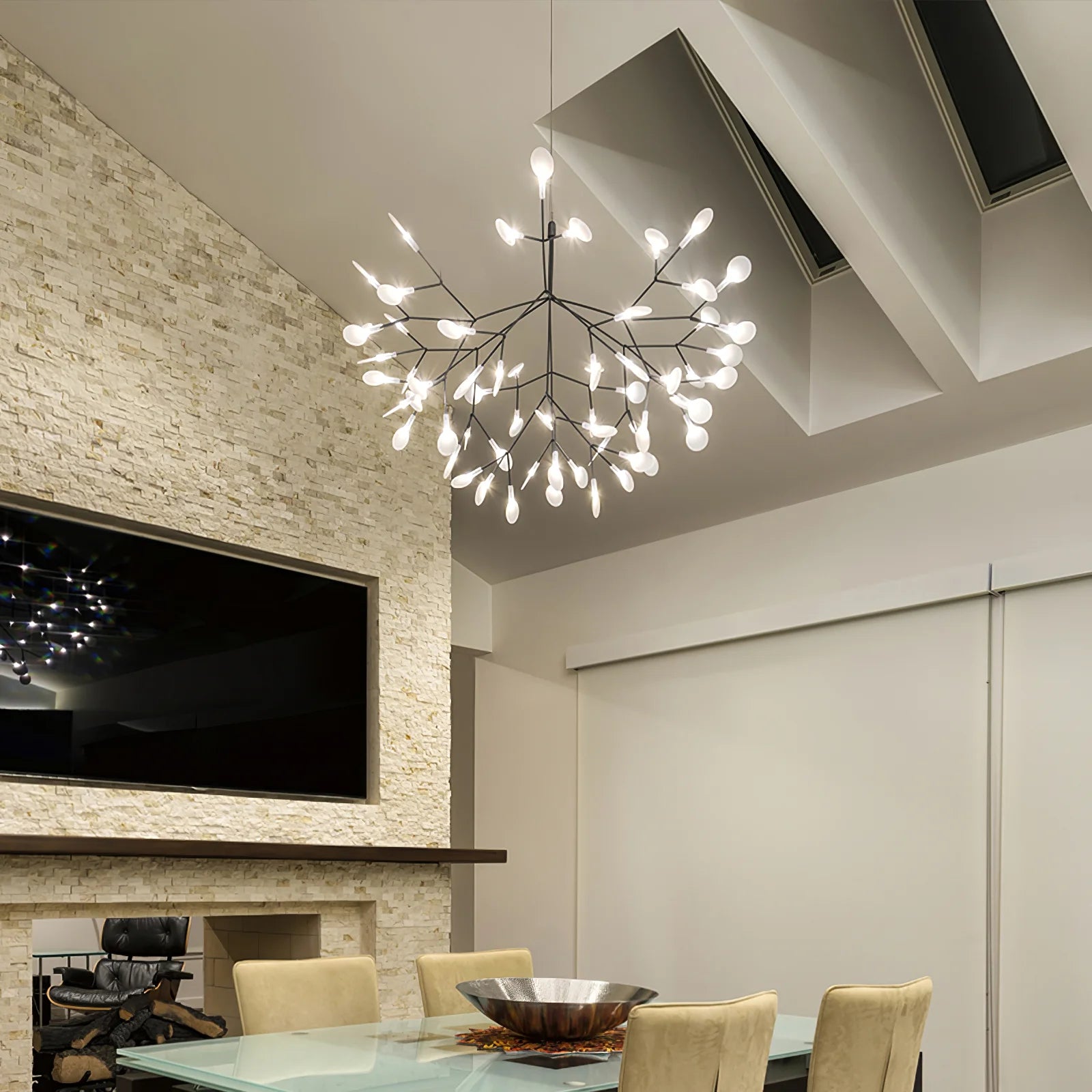 Lampadario LED Lunar Firefly