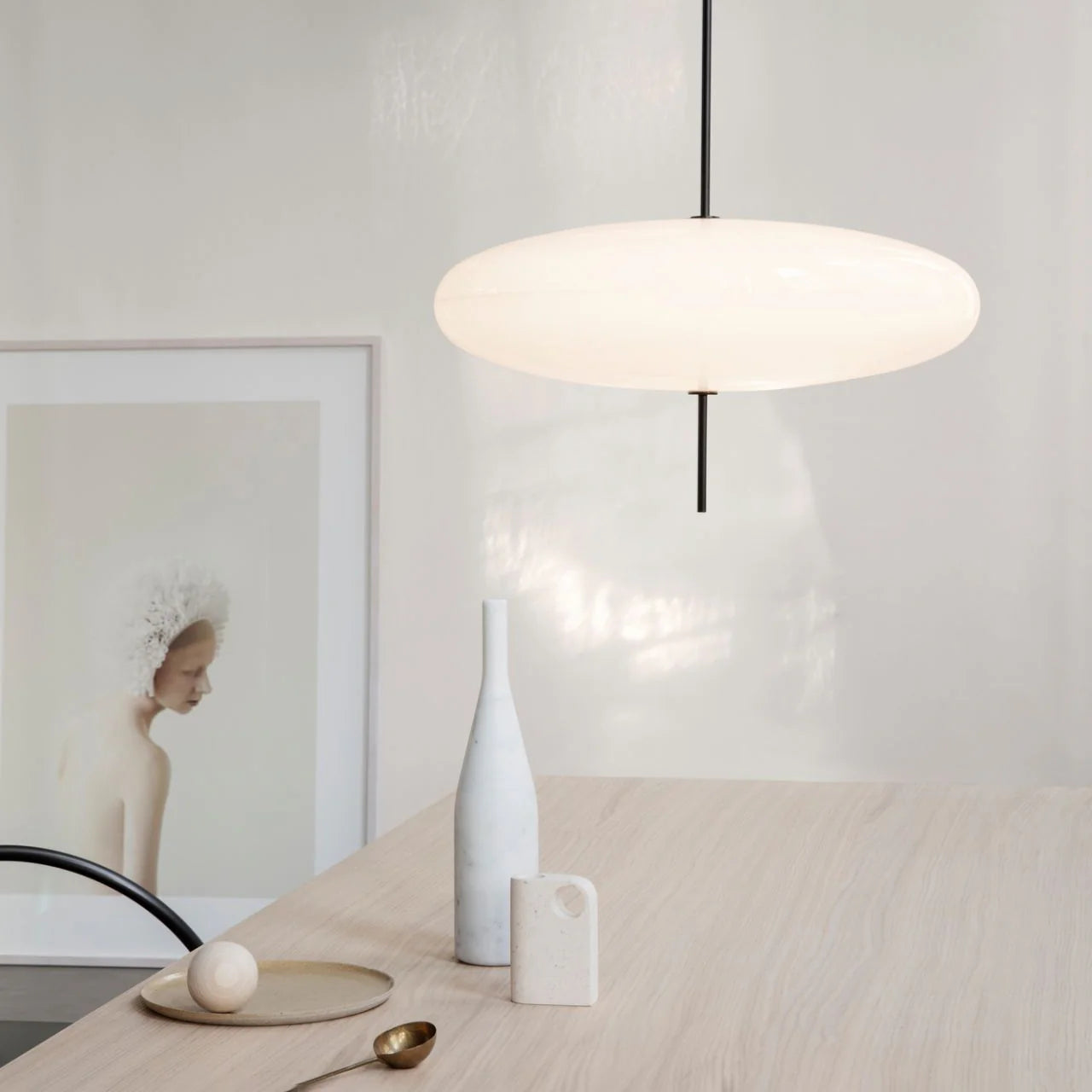 Lampada a sospensione celeste