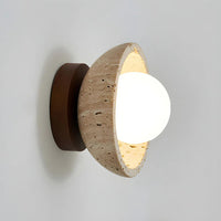 Modern Industrial Stone Wall Light