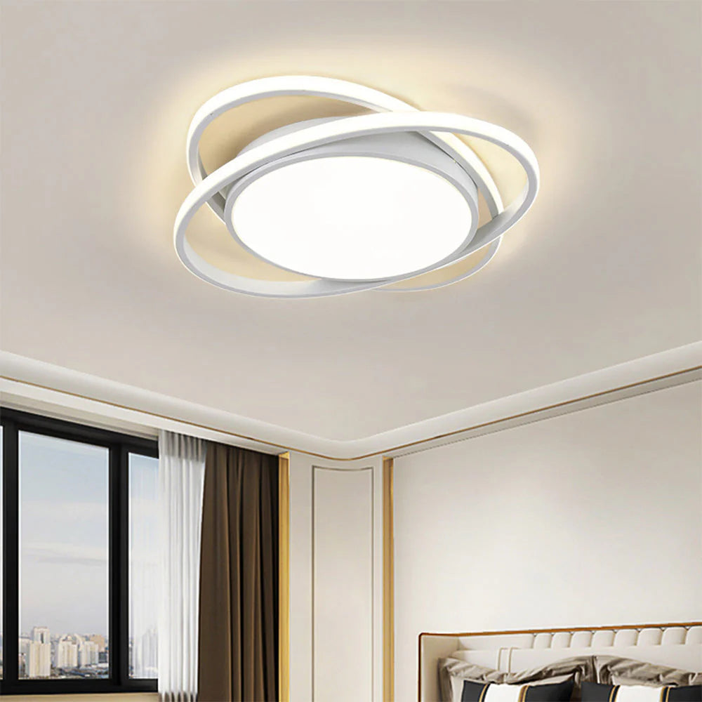Elegante plafoniera LED rotonda nordica