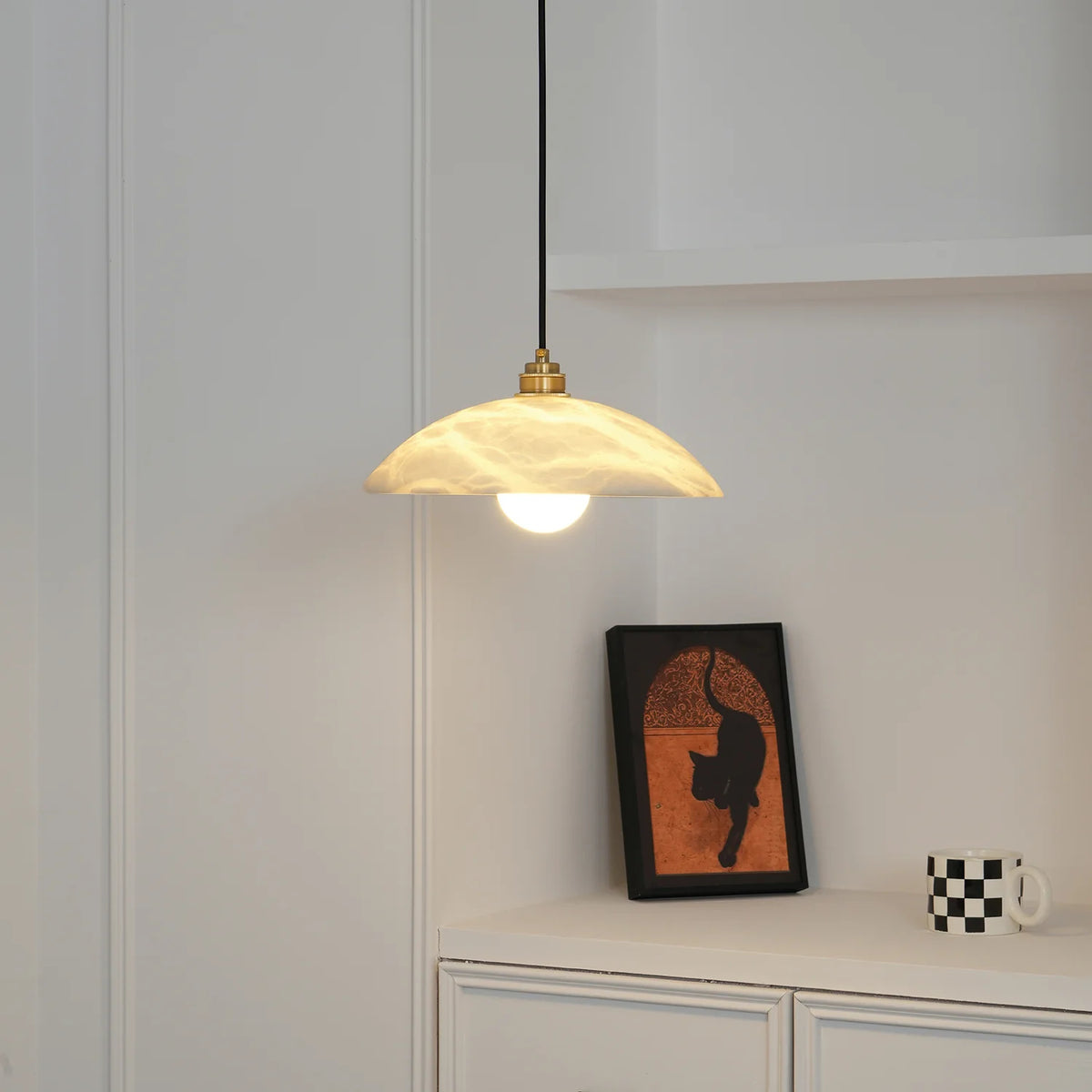 Lunaria Alabaster vedhæng