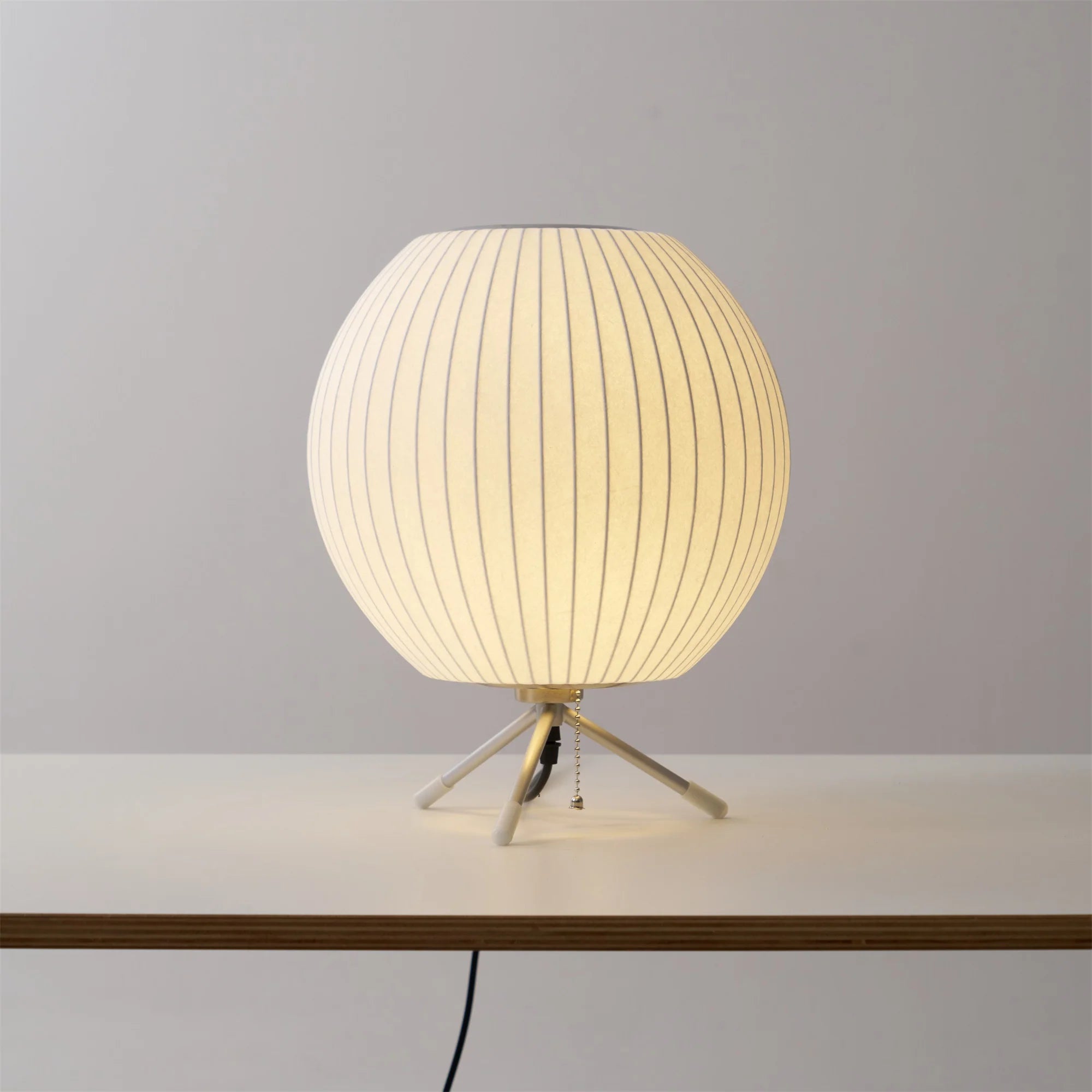 Classical Oval Imitation Silk Table Lamp