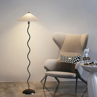 Serpentine -Leuchten -Stehlampe