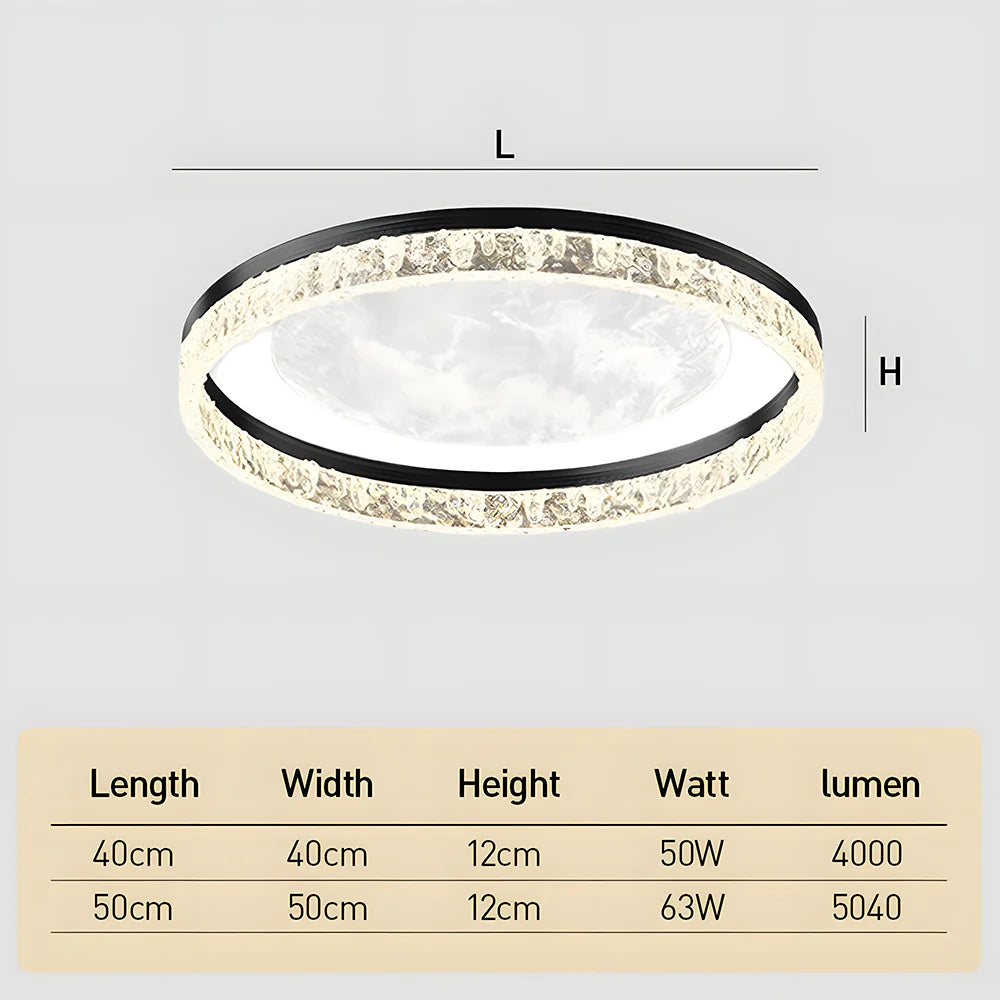 Lampada da soffitto Lumi Noir
