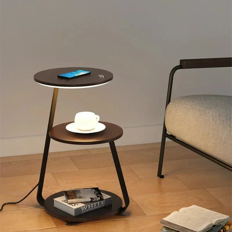 Lampadaire multicouche rechargeable créatif