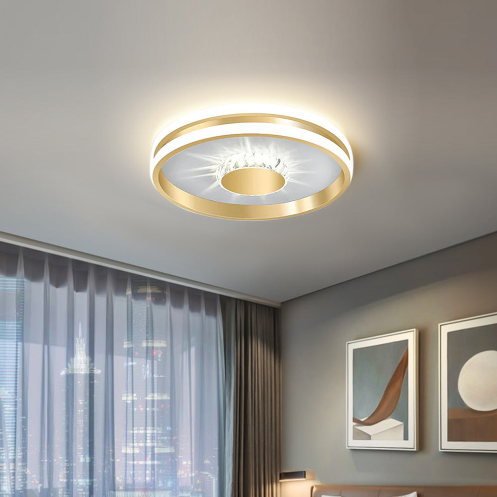 Plafond en cristal chic moderne
