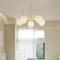 Lampadario di soggiorno minimalista moderno color crema
