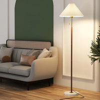 Antik stil plisseret gulvlampe