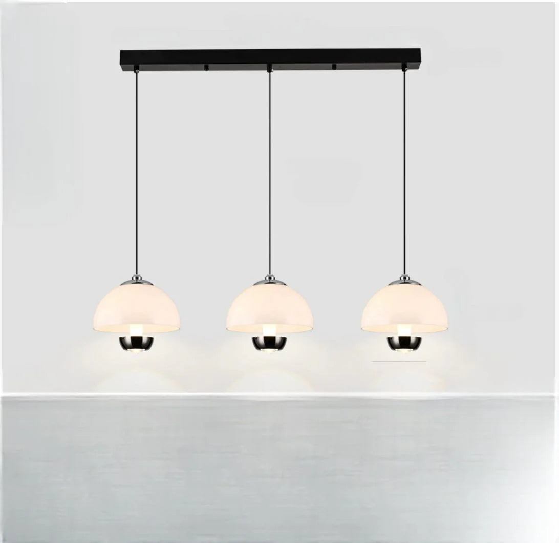 Nordic 3 Heads Glass Kitchen pendel Light