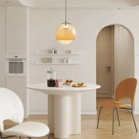 Retro Orange Bauhaus Pendant Lamp