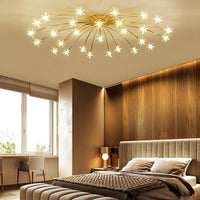 Opulent Star-Globe glass Ceiling Light