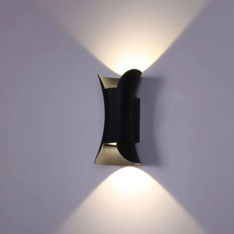Modern Irregular Aluminum Outdoor Wall Light