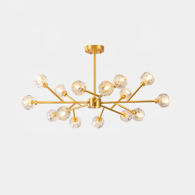 Trendy Molecular Crystal Glass lysekrone