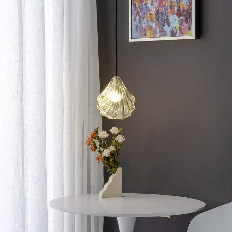 Moderne Shell Glas Pendel Light
