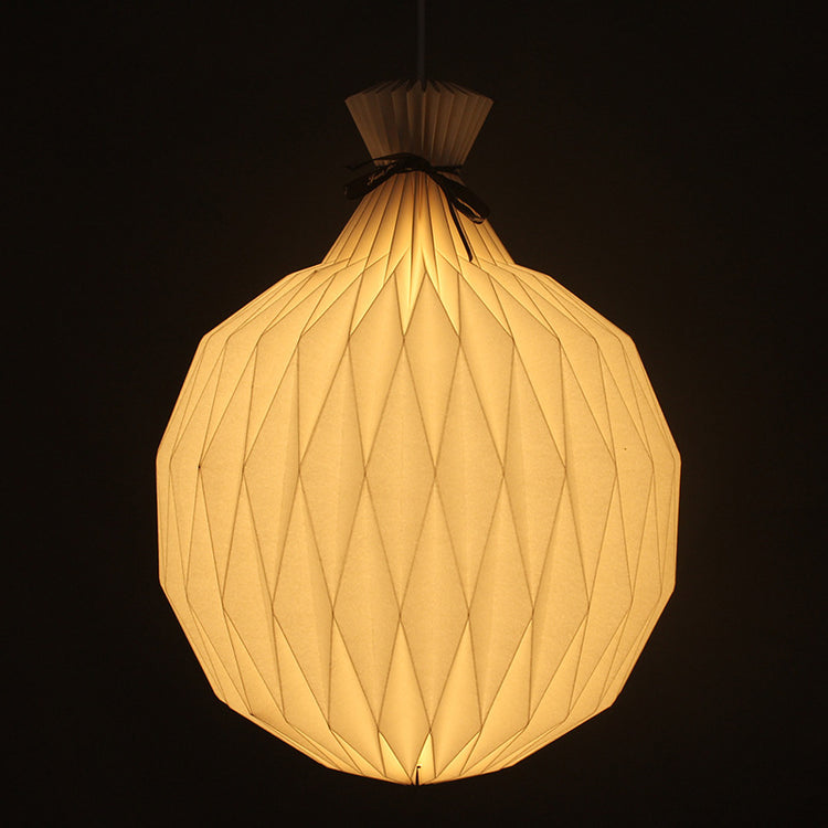 Nordic Modern Geometrisk Papir Pendel Light
