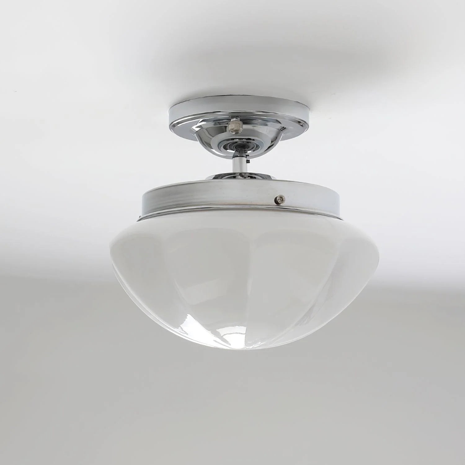 Elegant Sleek Dome Glass Ceiling Lamp