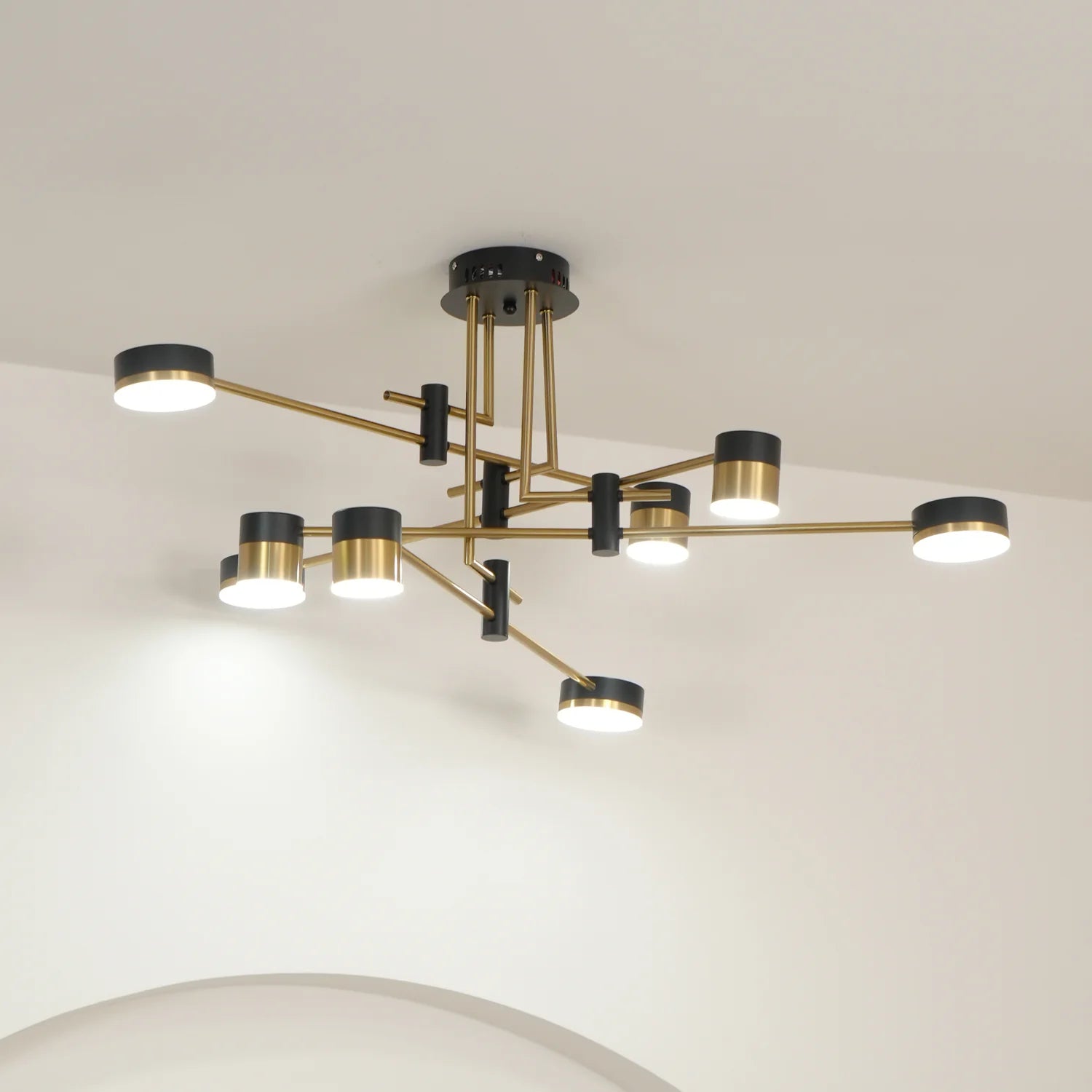 Lampadario di cristallo ragno