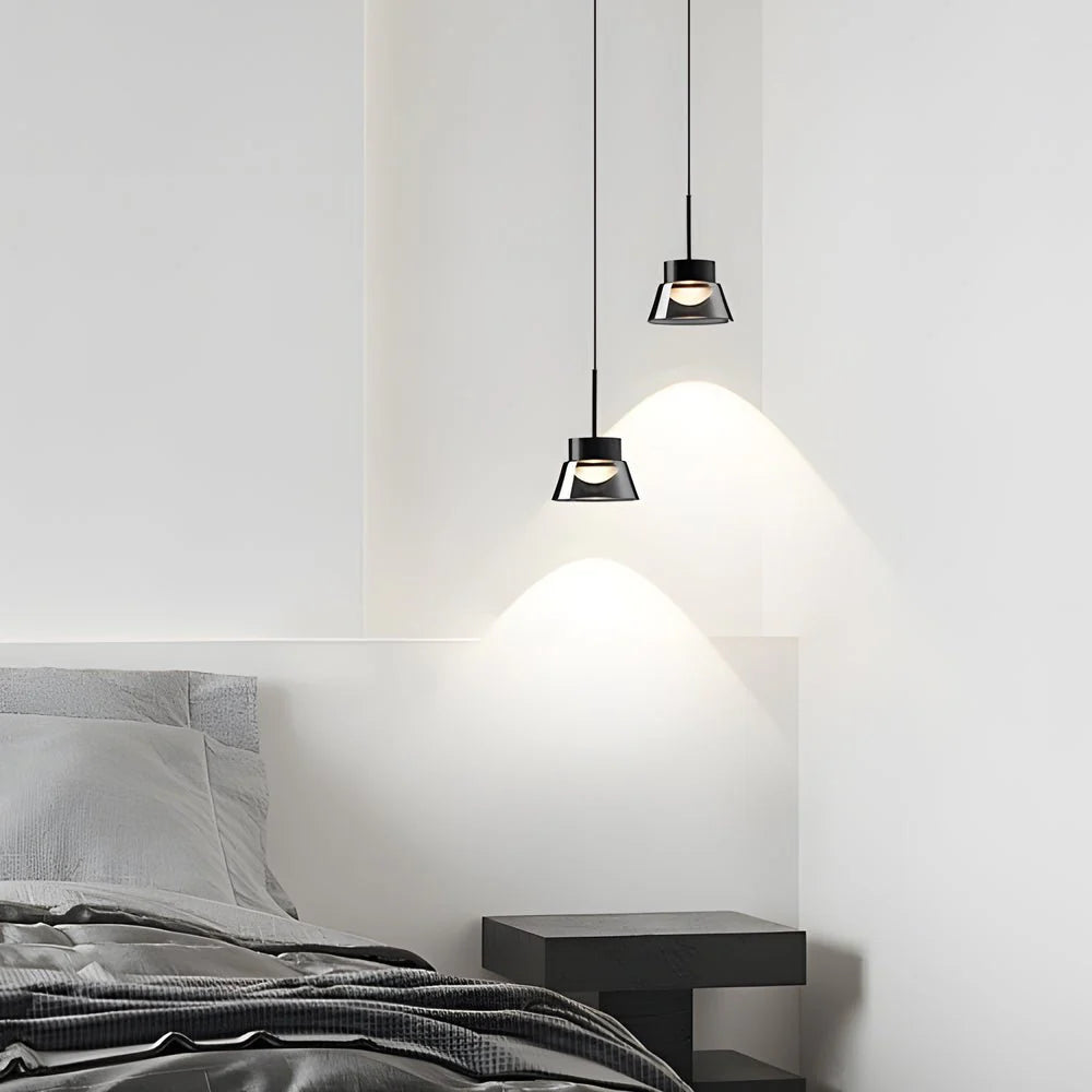 Italiensk minimalistisk glas pendellys