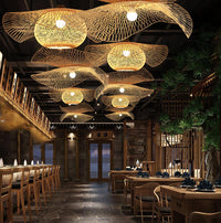 Rustic Bamboo Structure Pendant