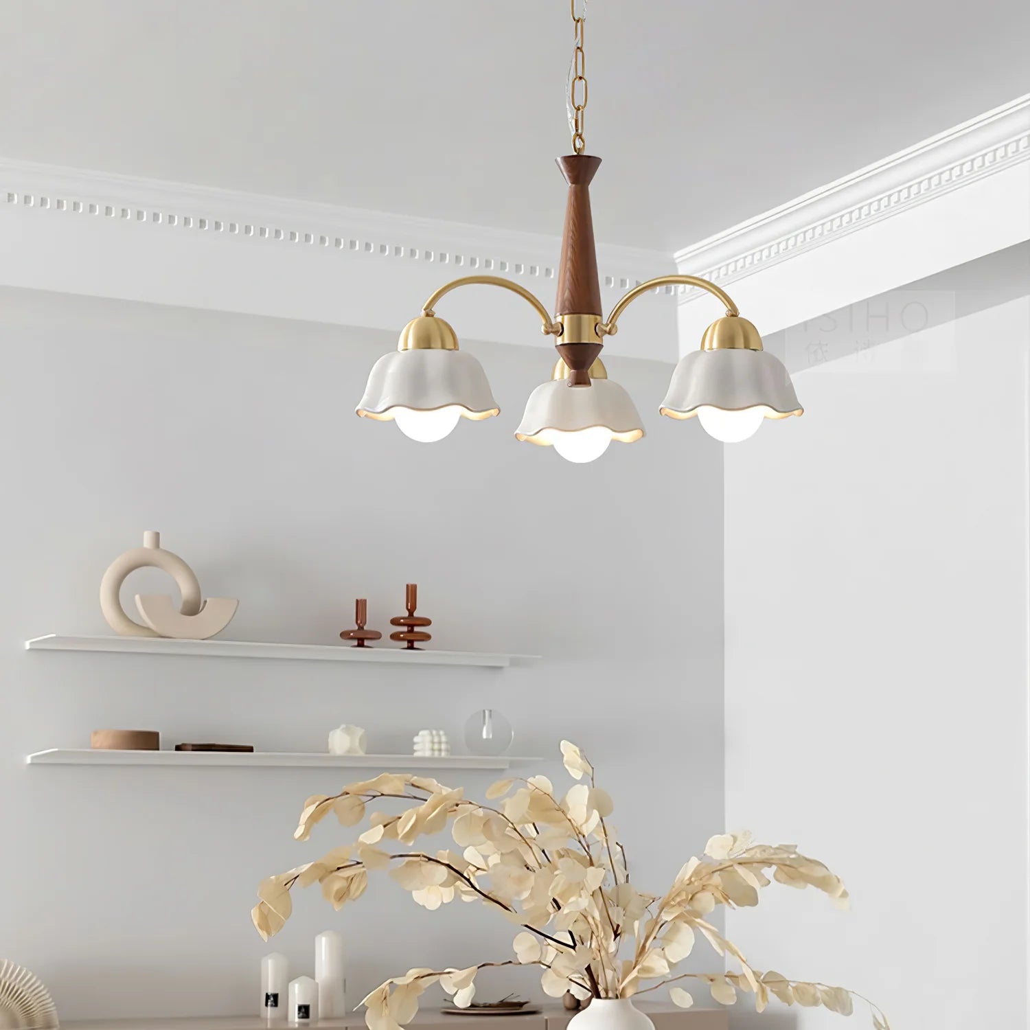 Lampadario in ottone di Stoccolma