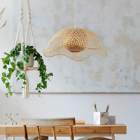 Handwoven Bamboo Pendant Light