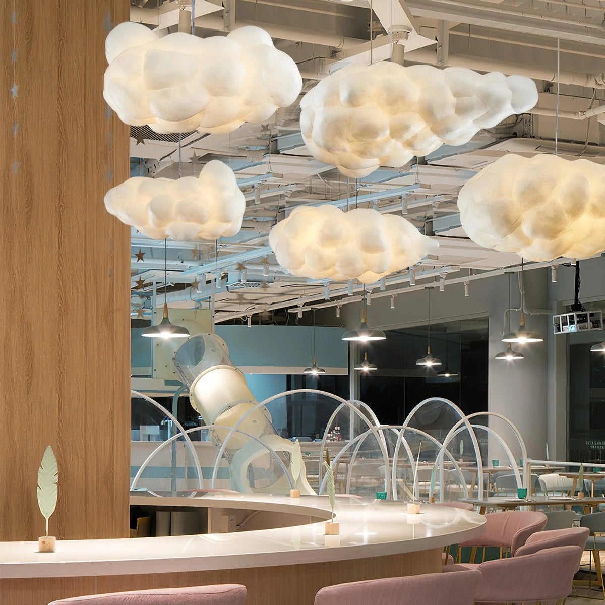 Modern Creative Cloud-Shaped Ceiling Lamp