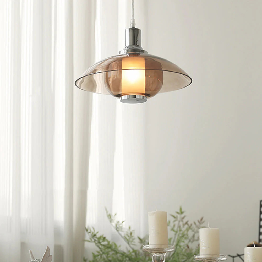 Modern Clear Glass Pendant Light