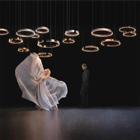 Glarefusion Modern Simple Ring Chandelier