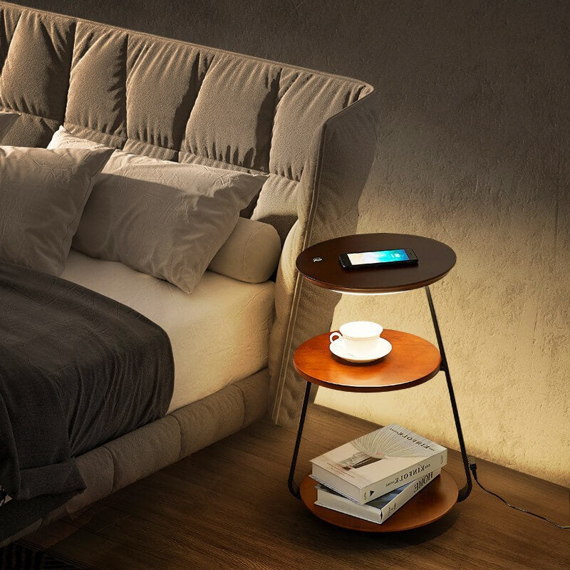 Lampadaire multicouche rechargeable créatif