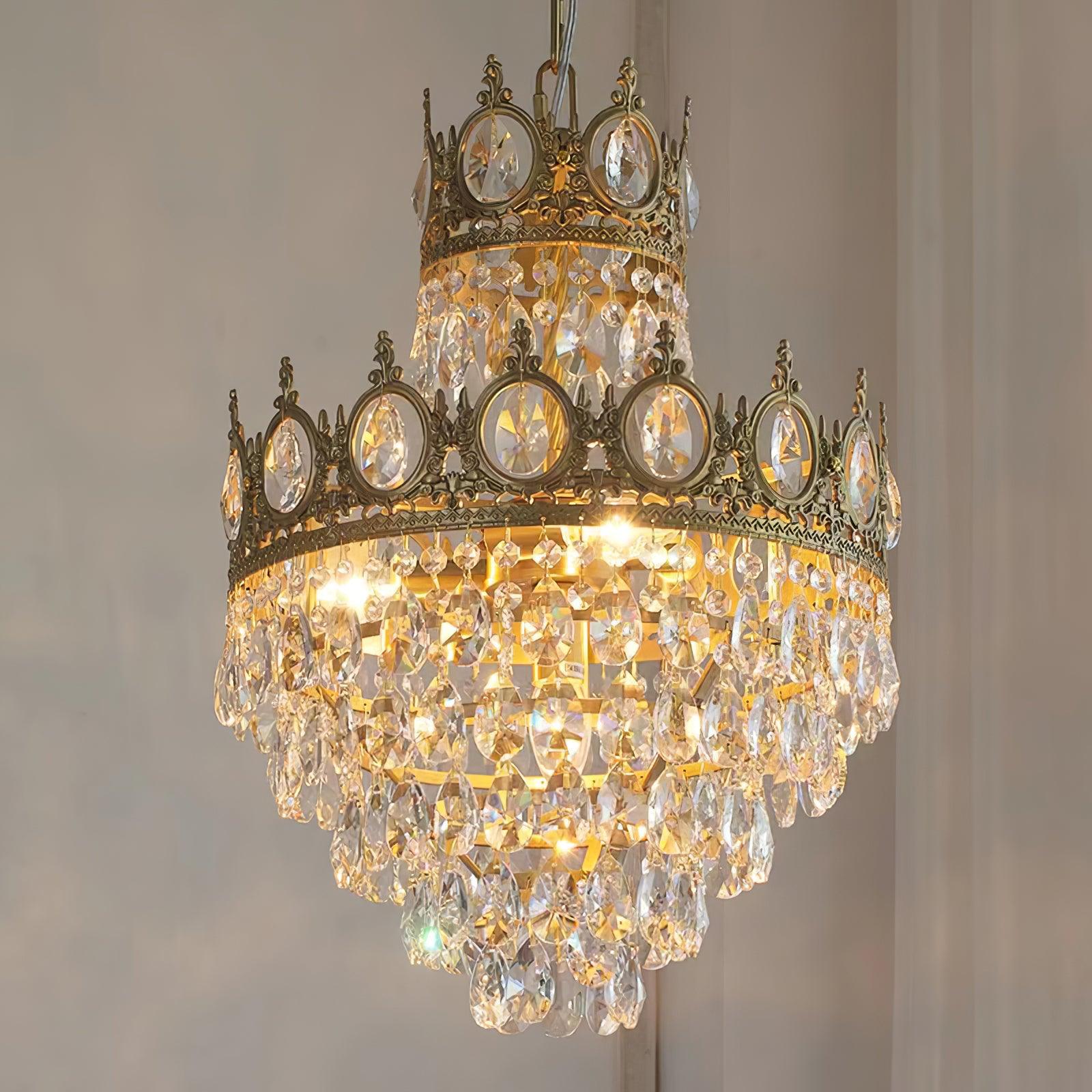 Lampadario vintage scintillante