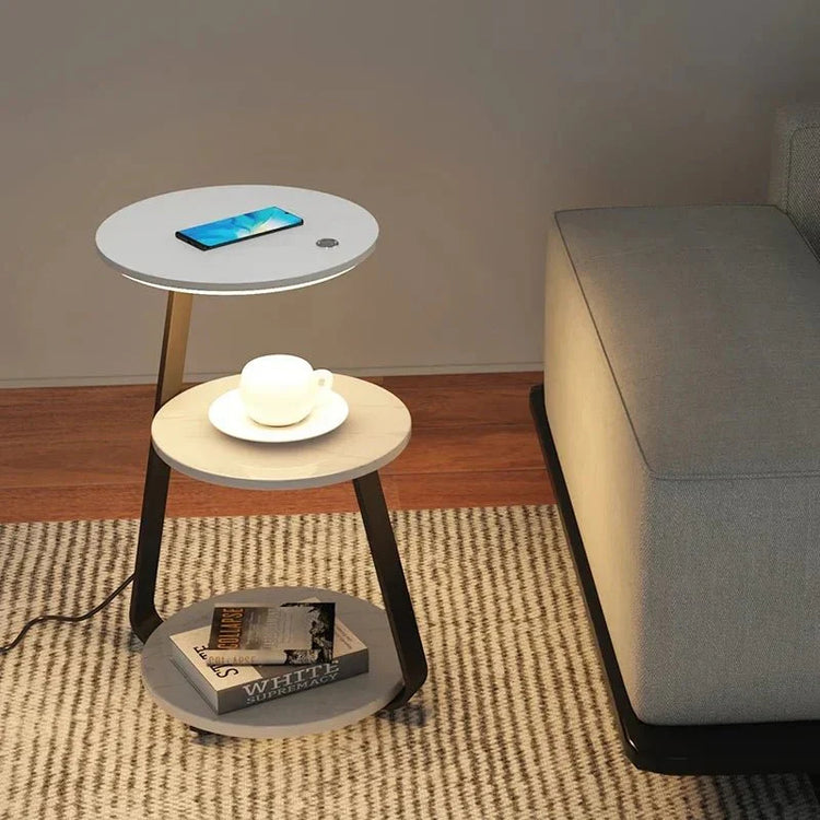 Creative genopladelig flerlags gulvlampe