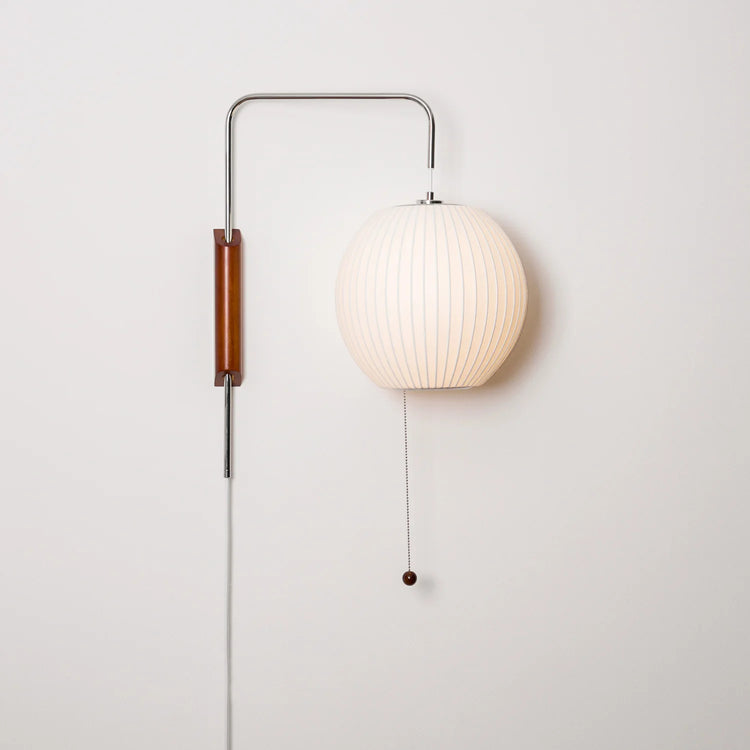 Klassisk OrbGlow Silk Wall Light