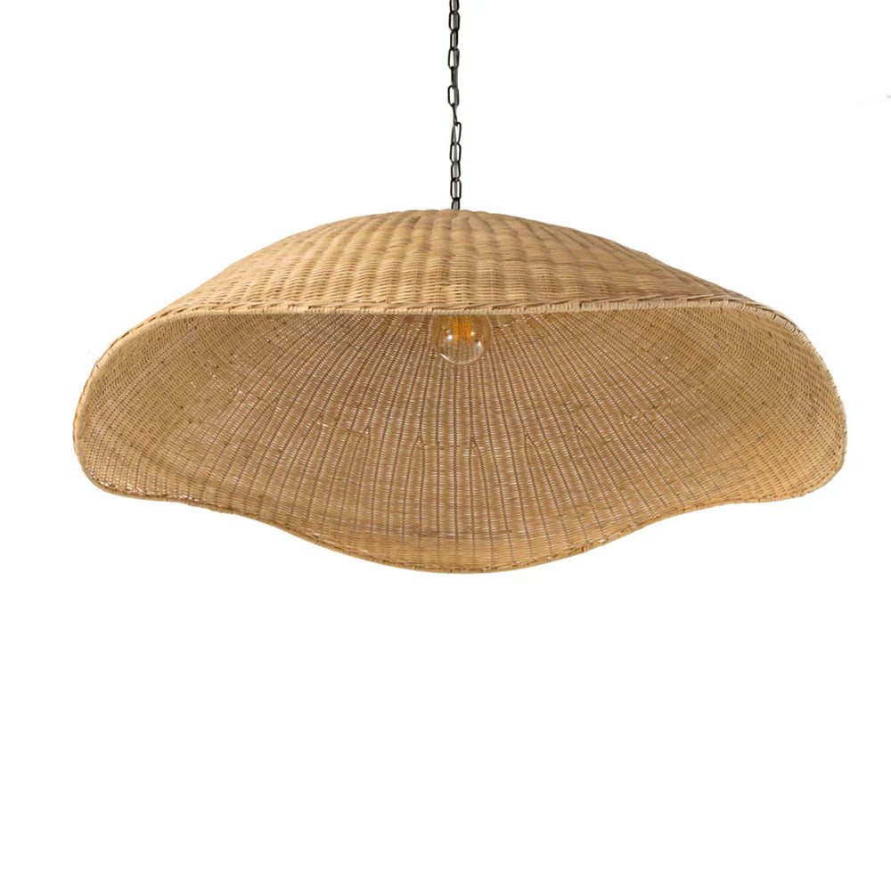 Handmade Minimal Rattan Pendant Light