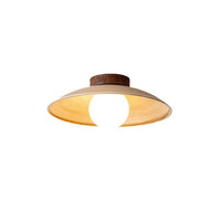 Rustic Mini Wood Ceiling Lamp