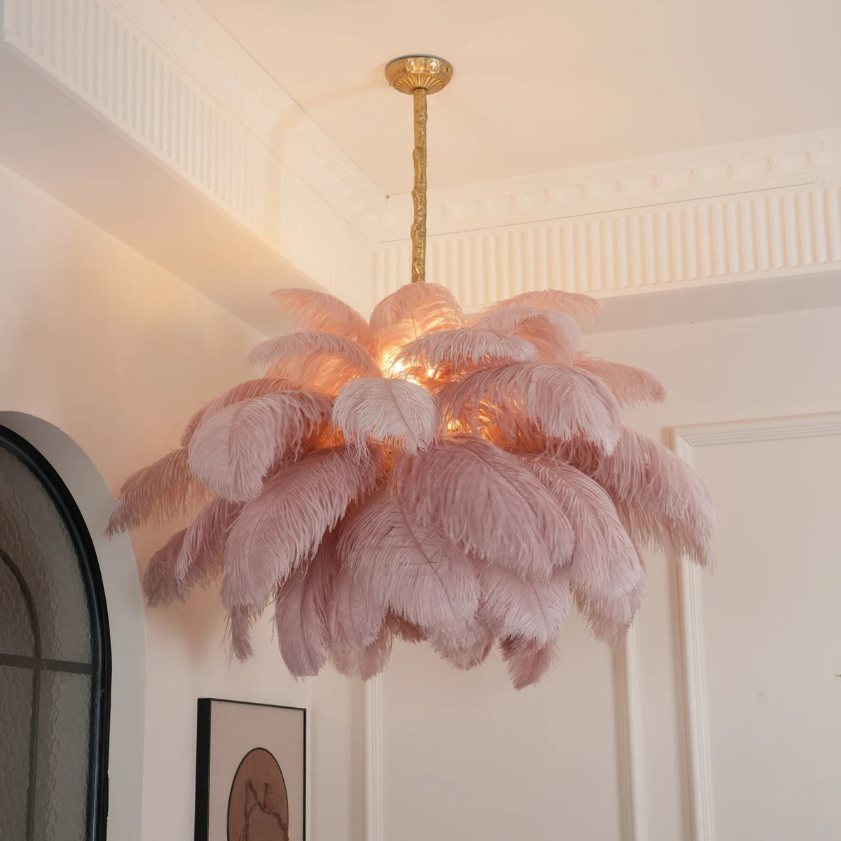 Plume de luxe lysekrone