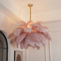 Plume de luxe lysekrone