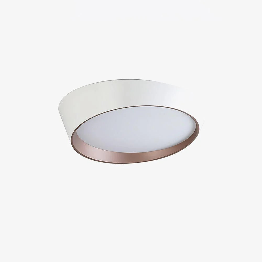 Lampada da soffitto in acero