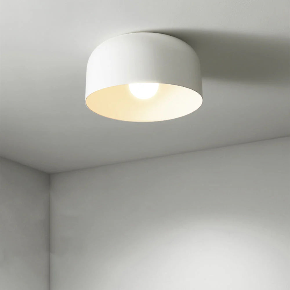 Scandinavian Round Iron Ceiling Light