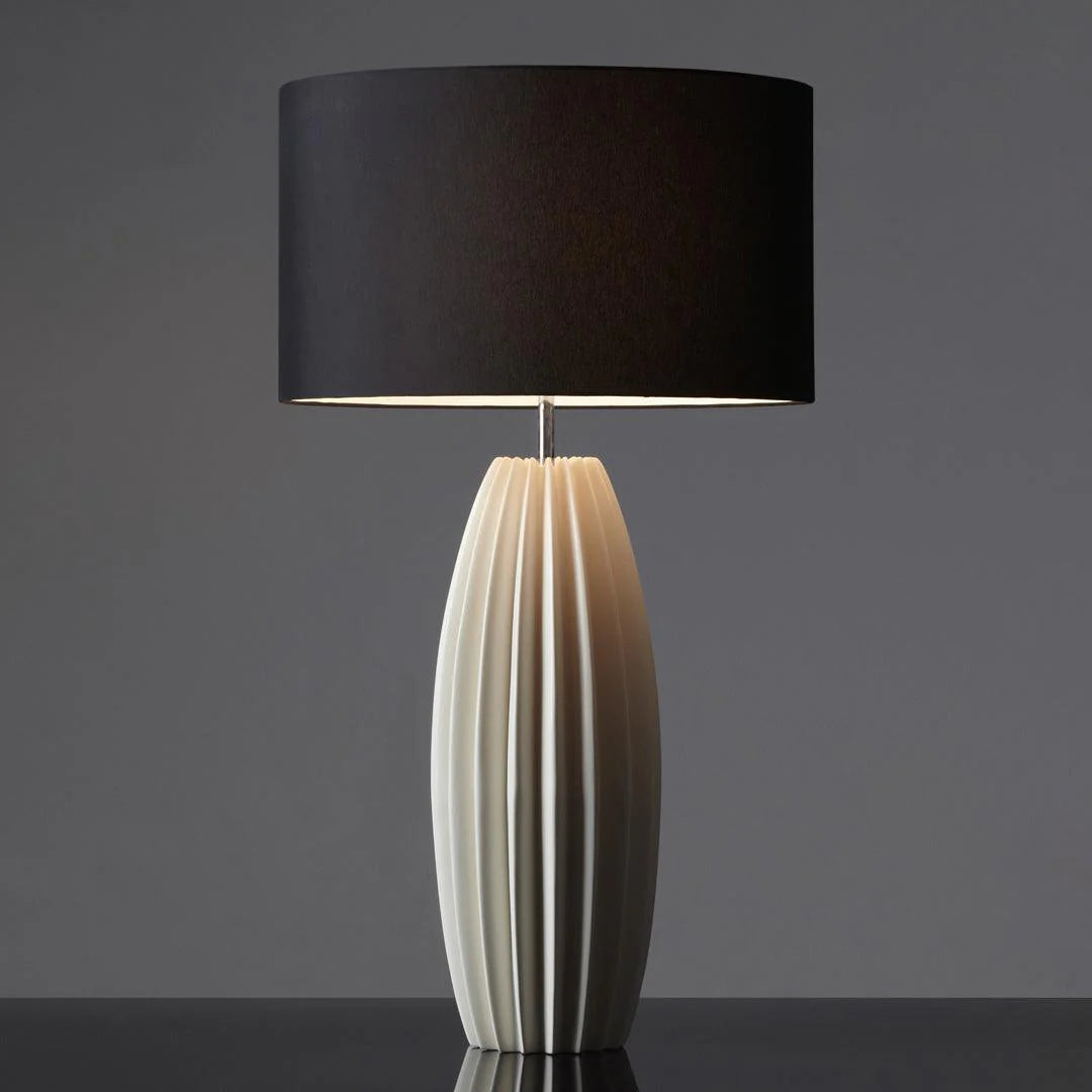 Modern Drum Ceramic Table Lamp