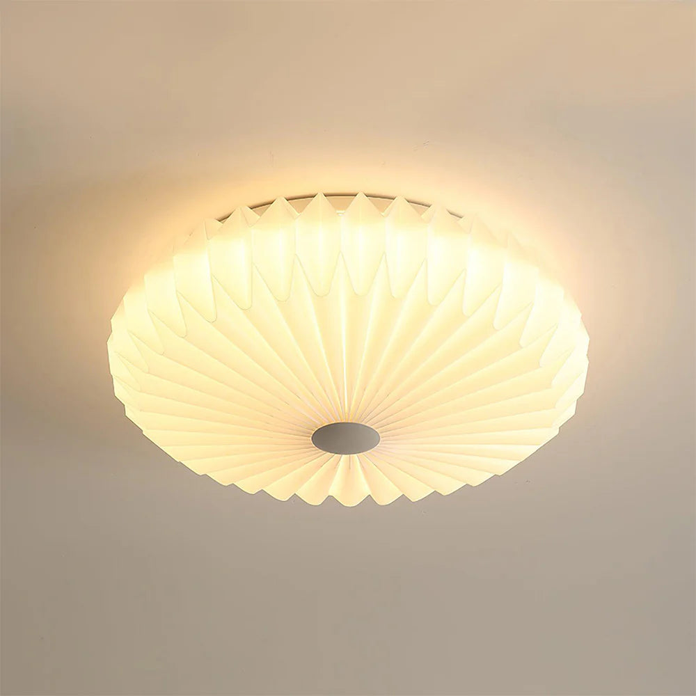 Plafonnier rond élégant en PVC