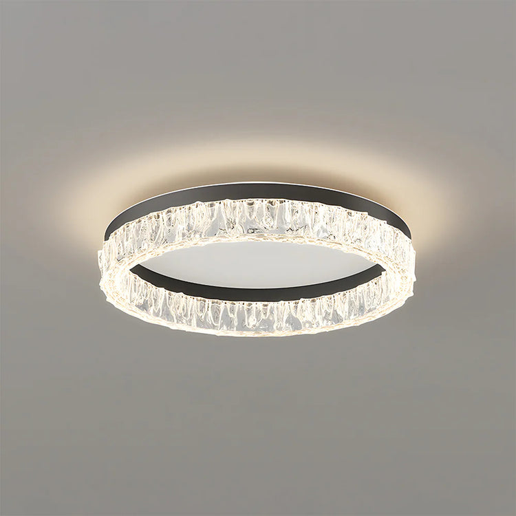 Trendy rund akryl Luxe loftslampe