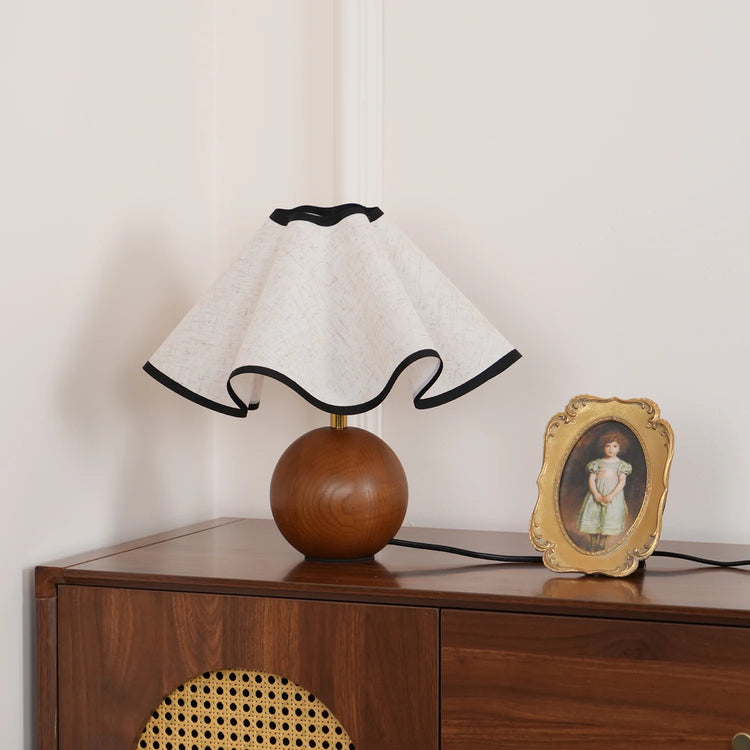 Klassisk Bell stof bordlampe