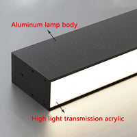 Moderne nordisk LED -strimmel loftslys