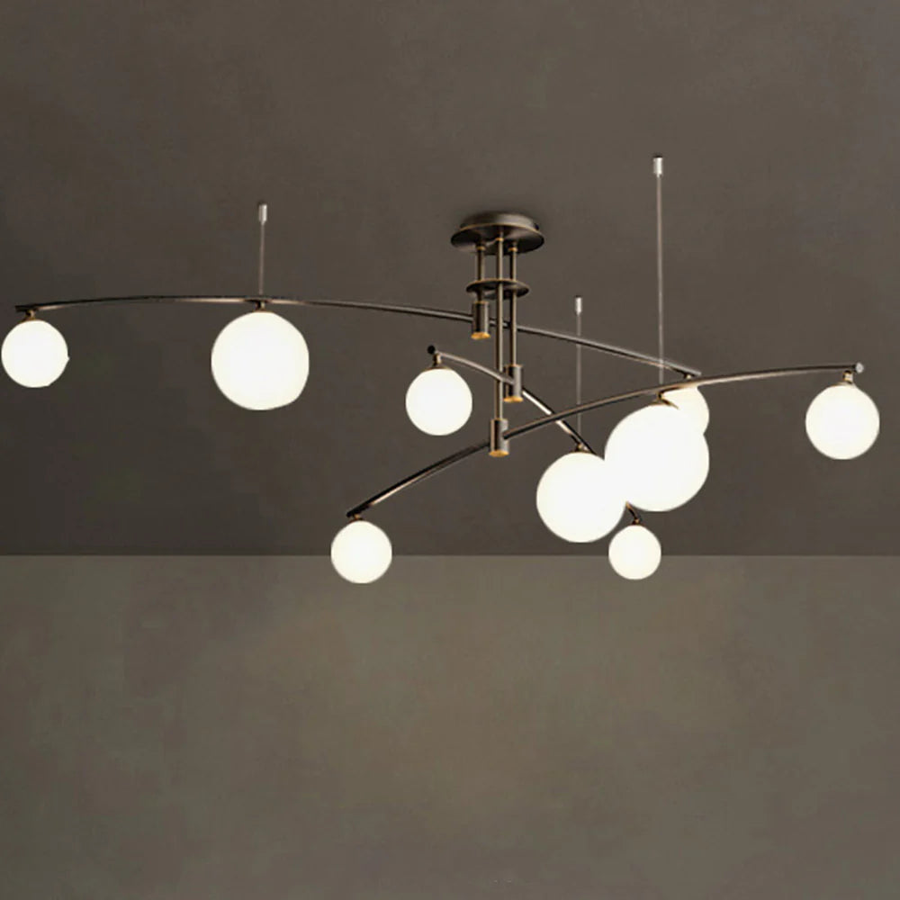 Lampadario a sfera nordica