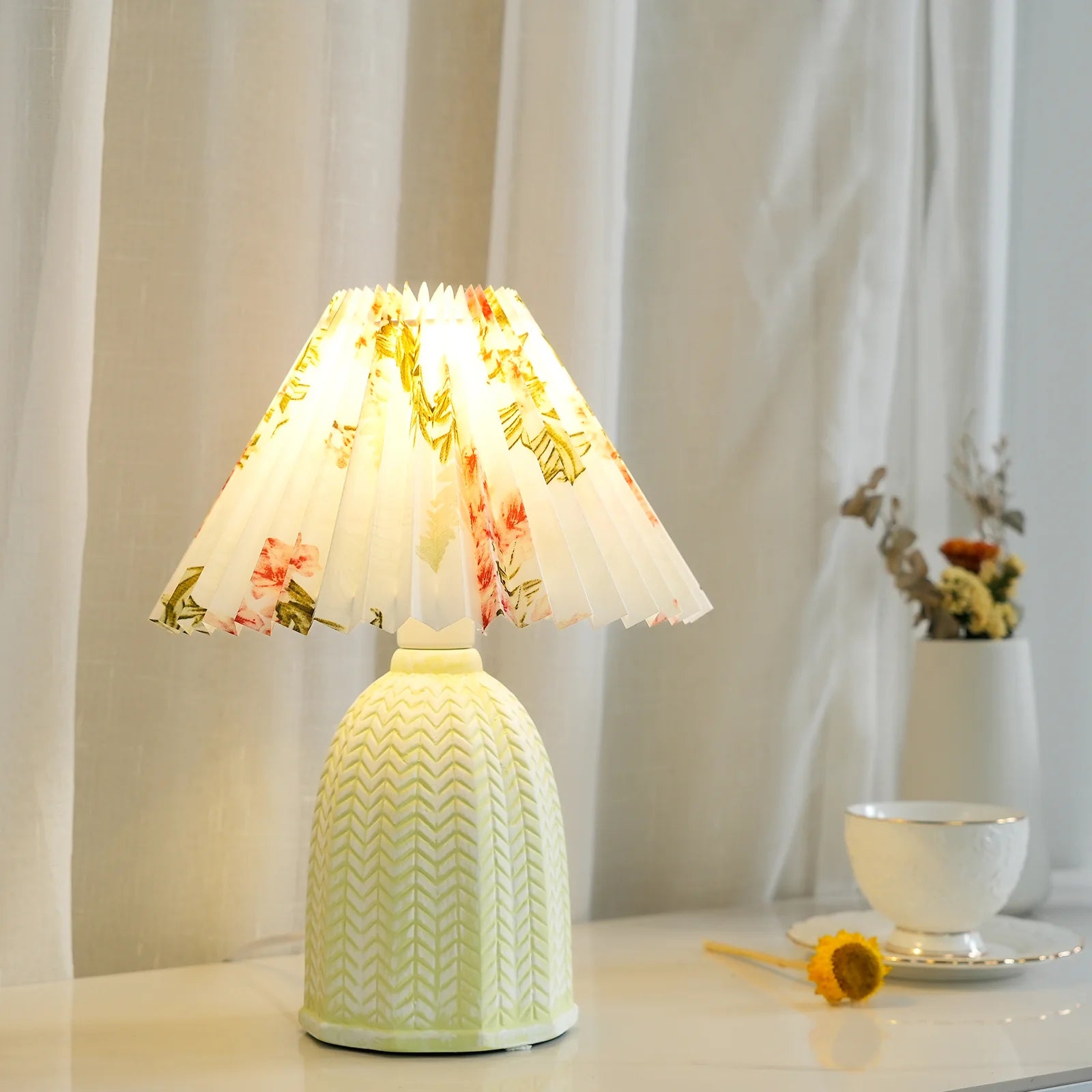 Retro Bell Ceramic Table Lamp